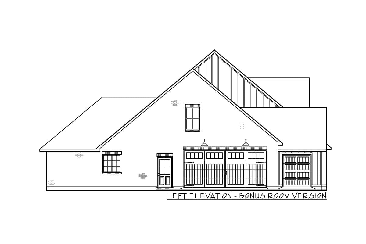 Plan 56440SM: Split Bedroom Modern Farmhouse With Rear Grilling Porch - 2166 Sq Ft - Image #31 - Country, Modern Farmhouse, New American, Traditional