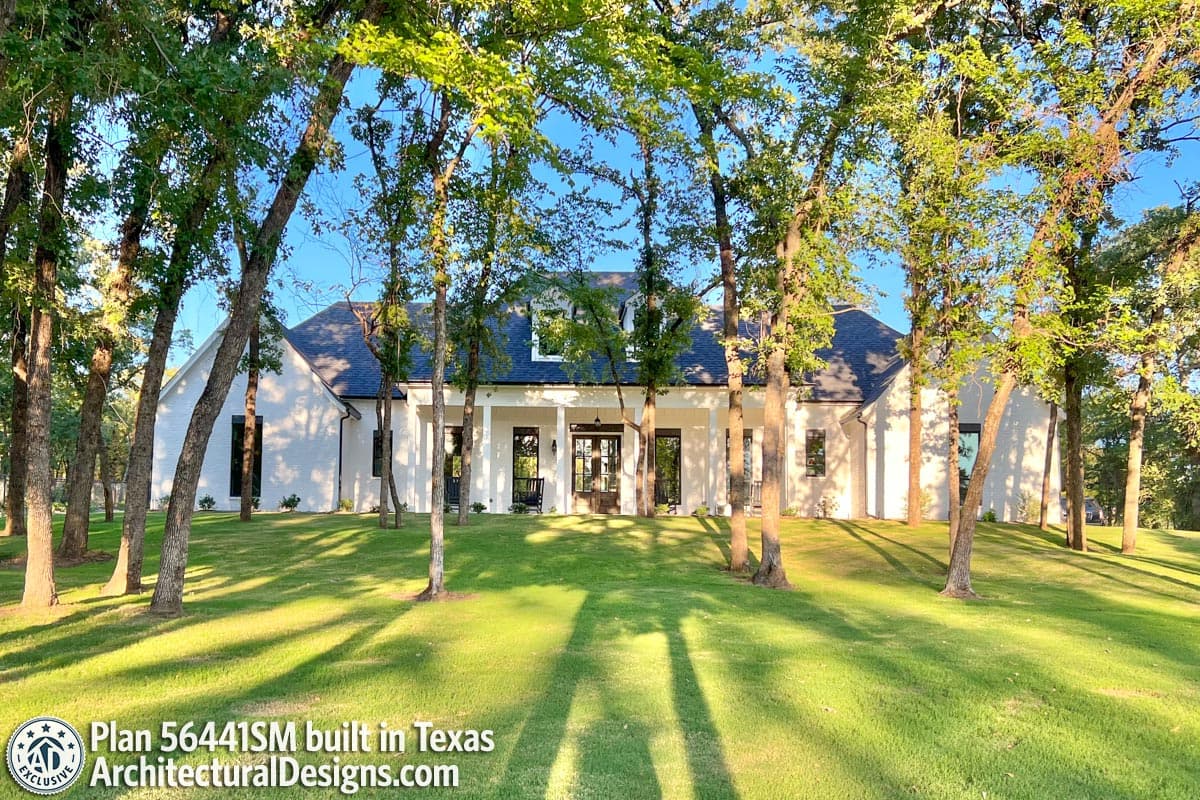 build gallery item - House Plan 56441SM comes to life in Texas