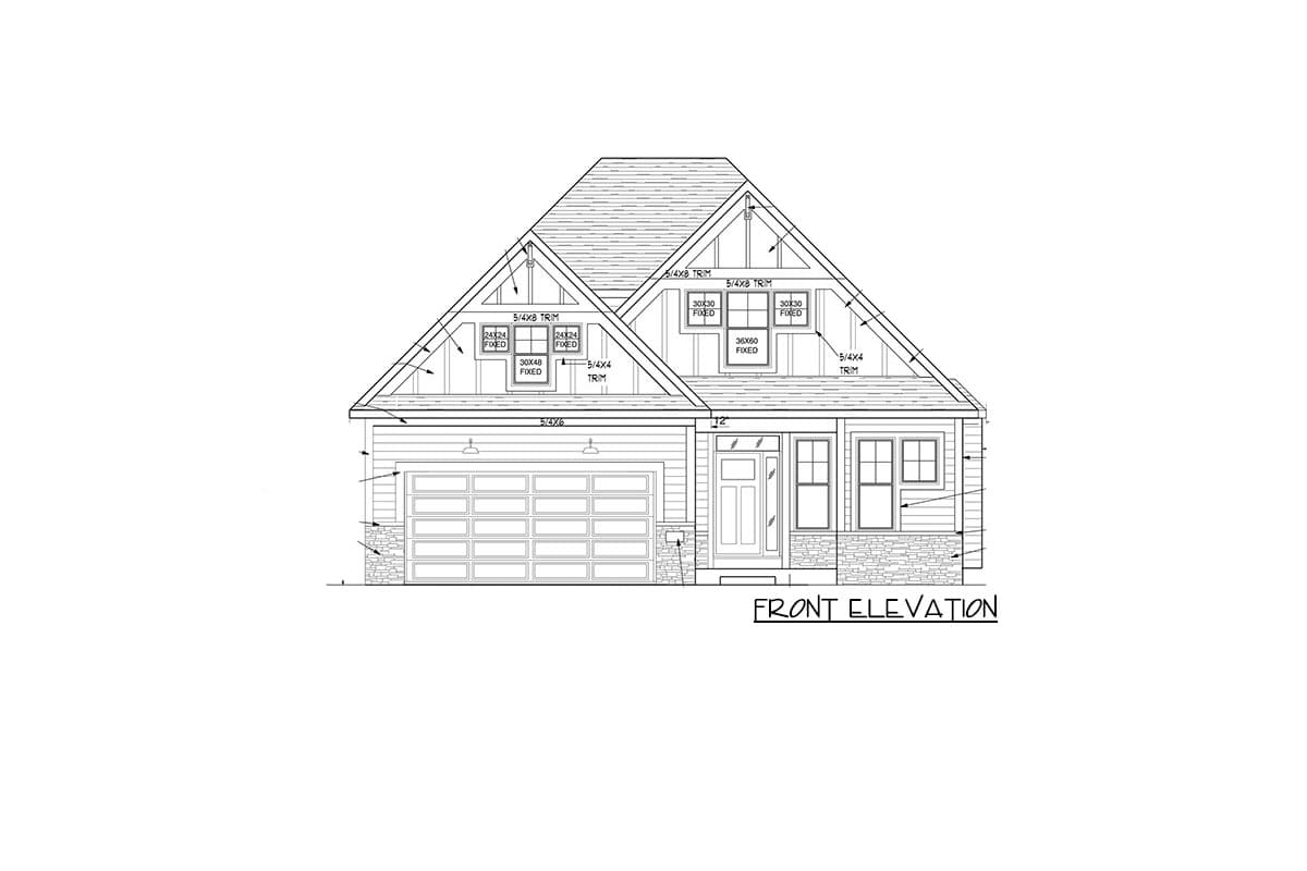 Plan 73425HS: Exclusive One-Story New American House Plan with Optional Finished Lower Level - Image #37 - Craftsman, New American