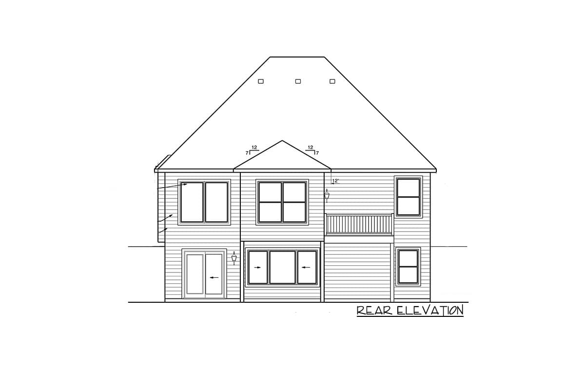 Plan 73425HS: Exclusive One-Story New American House Plan with Optional Finished Lower Level - Image #39 - Craftsman, New American