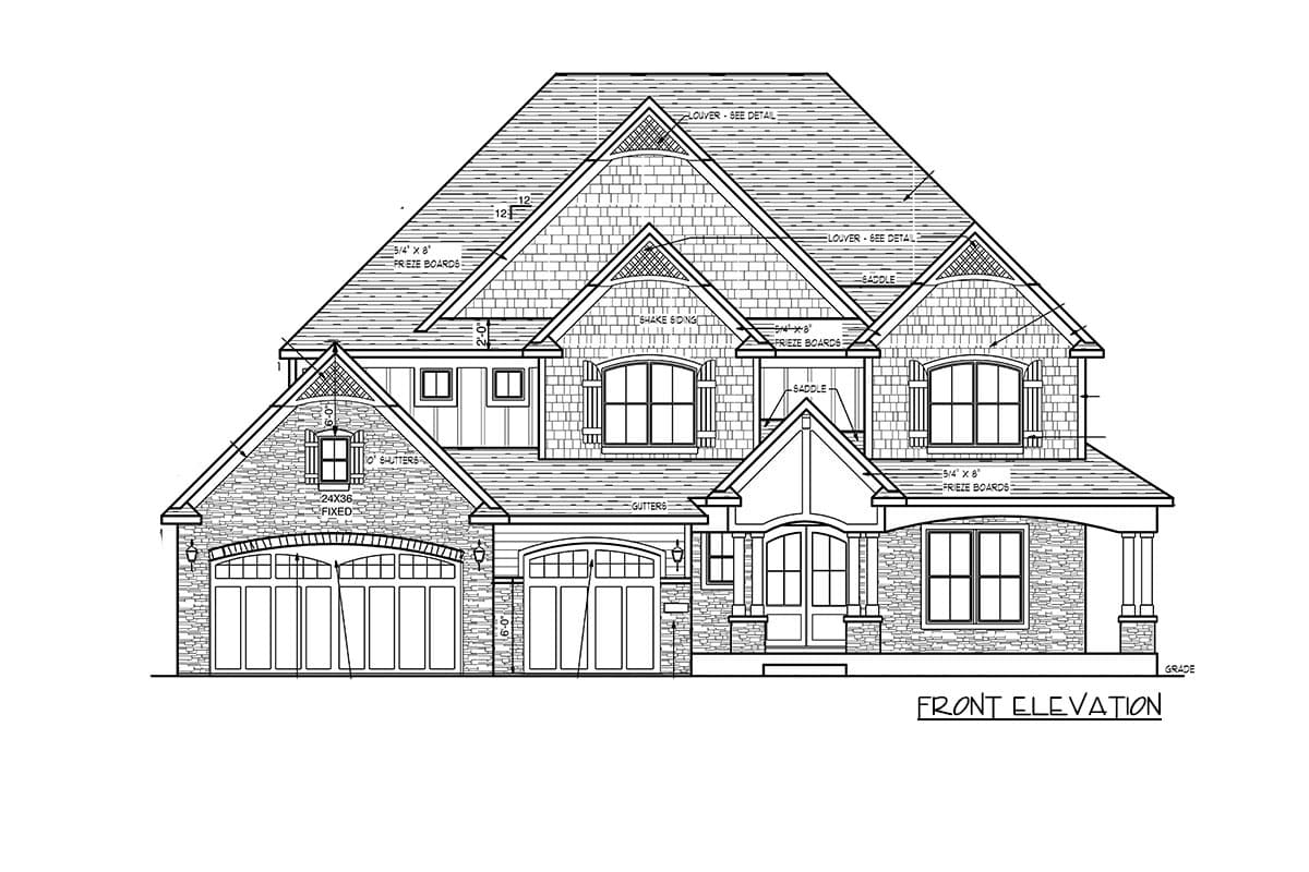 Plan 73427HS: Luxurious Craftsman House Plan with Optional Lower Level - Image #83 - Country, Craftsman, Mountain, New American, Northwest
