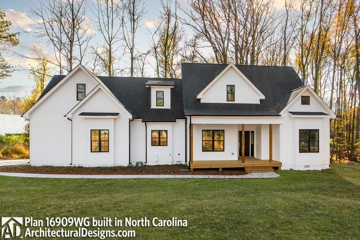 build gallery item - Modern Farmhouse Plan 16909WG Comes to Life in North Carolina