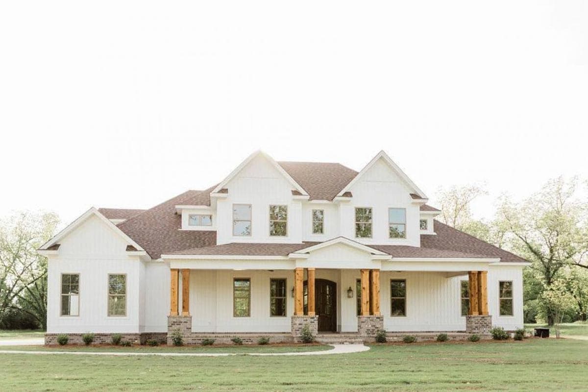 Plan 86329HH: Two-Story New American House Plan with Room Over Garage - Image #7 - Country, Farmhouse, New American, Traditional