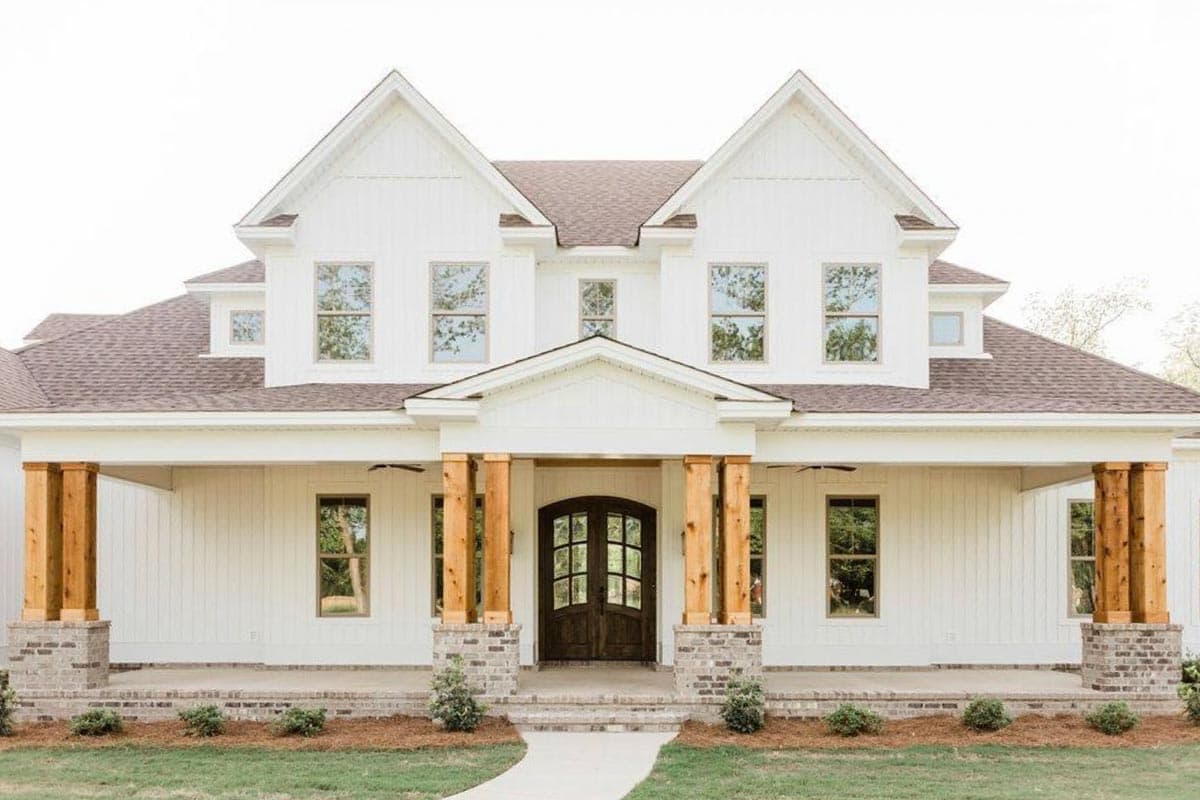 Plan 86329HH: Two-Story New American House Plan with Room Over Garage - Image #8 - Country, Farmhouse, New American, Traditional