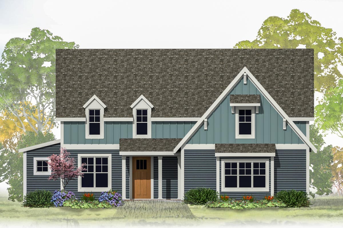 Plan 500059VV: New American House Plan Designed to be Wheelchair Accessible - Image #14 - Country, Craftsman, New American, Traditional