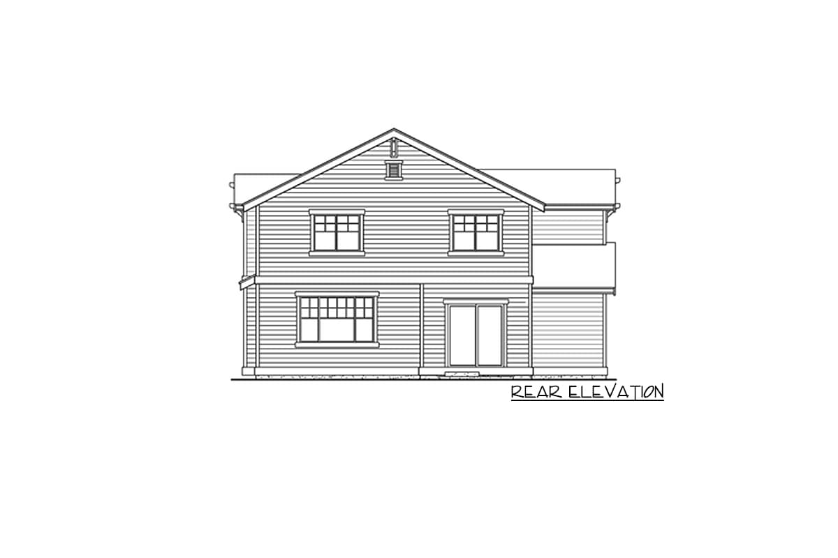 Plan 23810JD: 5-Bed New American Home Plan with Vaulted Master Bedroom - Image #24 - Craftsman, New American, Northwest