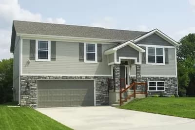 Split-Level House Plan with Drive-Under Garage