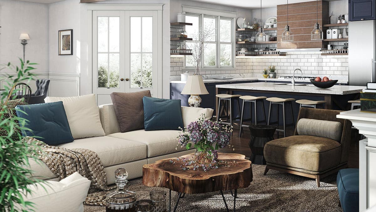 Plan 92385MX: Modern Farmhouse Under 3200 Square Feet with Partial Wraparound Porch - Image #7 - Country, Farmhouse, Modern Farmhouse, New American