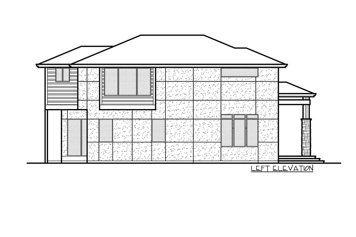 Plan 666067RAF: Classy Northwest Craftsman Home Plan with Lower Level Garage - Image #6 - Contemporary, Northwest, Prairie