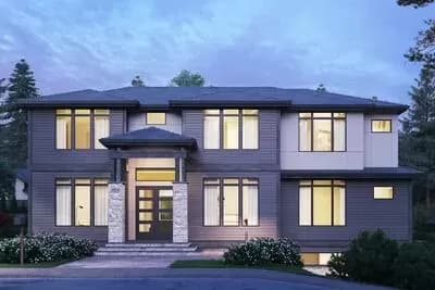 Classy Northwest Craftsman Home Plan with Lower Level Garage