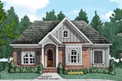 3-Bed New Urbanism House Plan