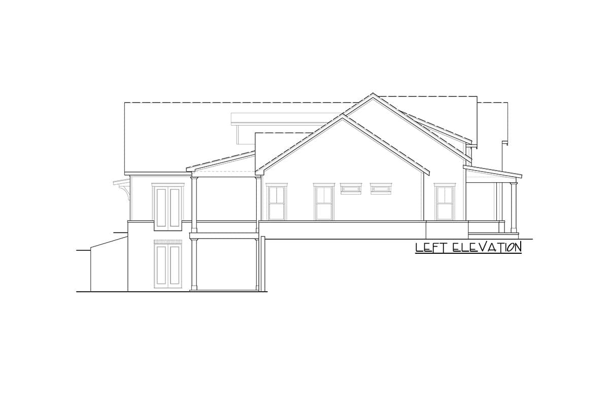 Plan 12315JL: Impressive One-Level Modern Farmhouse with In-Law Suite - 2484 Sq Ft - Image #20 - Country, Farmhouse, Modern Farmhouse, New American