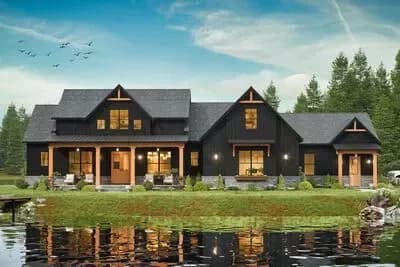 Impressive One-Level Modern Farmhouse with In-Law Suite - 2484 Sq Ft