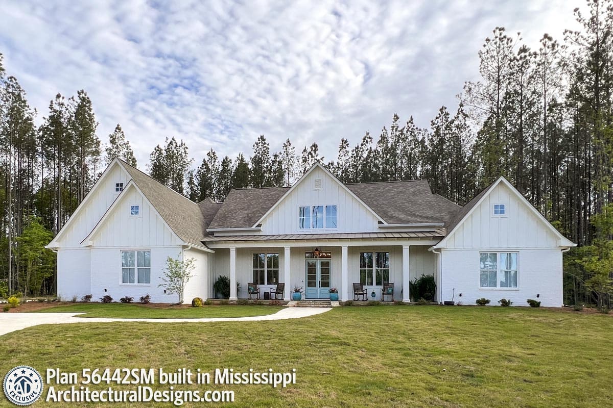 build gallery item - House Plan 56442SM Comes to Life in Mississippi