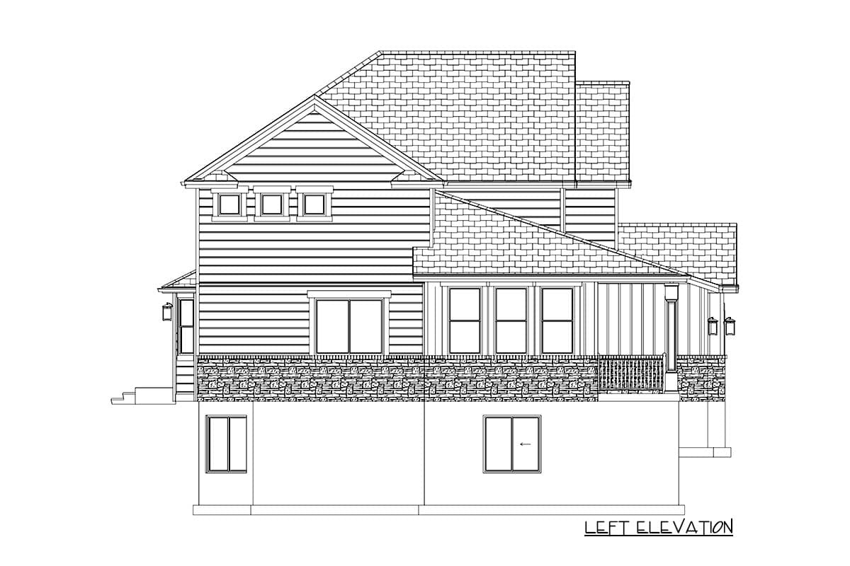 Plan 61330UT: Two-Story Modern Farmhouse Plan with Optional Lower Level - Image #9 - Country, Farmhouse, Modern Farmhouse, New American