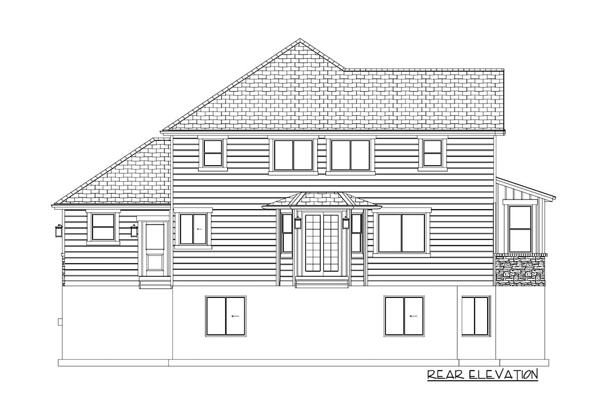 Plan 61330UT: Two-Story Modern Farmhouse Plan with Optional Lower Level - Image #10 - Country, Farmhouse, Modern Farmhouse, New American
