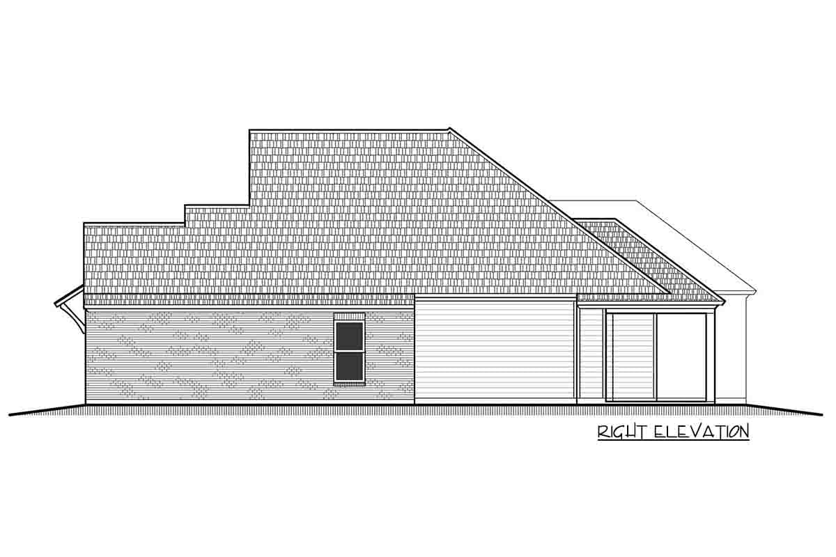 Plan 860020MCD: Charming 3-Bedroom Southern Charmer House Plan with Split Beds - Image #8 - Country, Southern