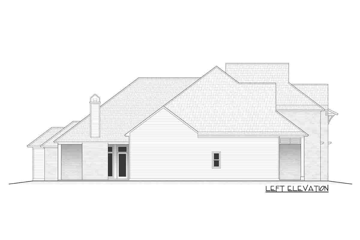Plan 860037MCD: 4-Bed Southern House Plan with Main-Level Master - Image #10 - Acadian, Coastal, European, French Country, Louisiana-Style, Southern