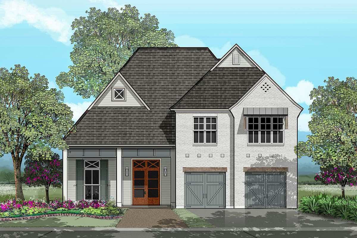 Plan 860037MCD: 4-Bed Southern House Plan with Main-Level Master - Image #9 - Acadian, Coastal, European, French Country, Louisiana-Style, Southern