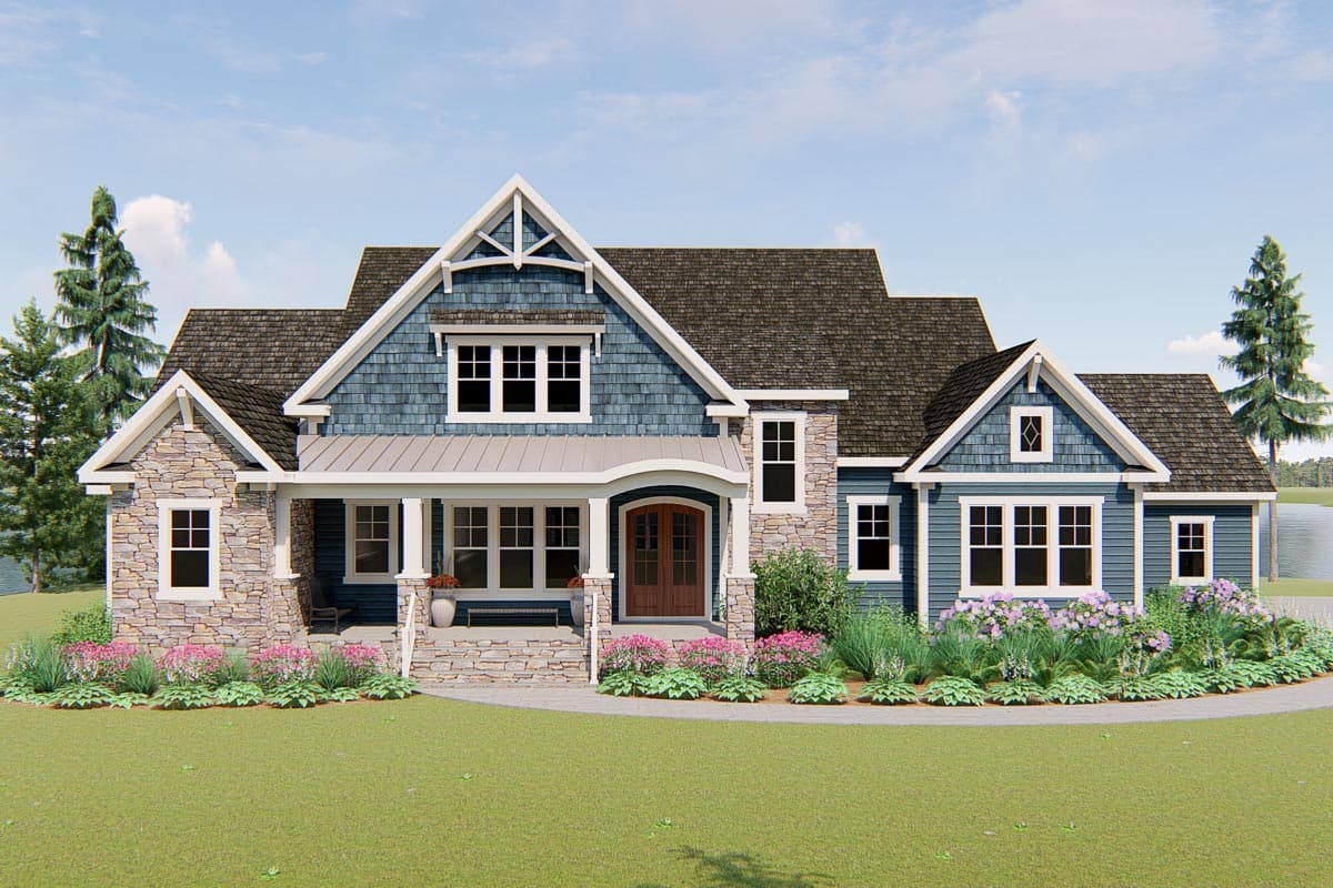 Plan 500063VV: New American House Plan with Separate Game and Play Rooms - Image #13 - Country, Craftsman, New American, Northwest, Southern