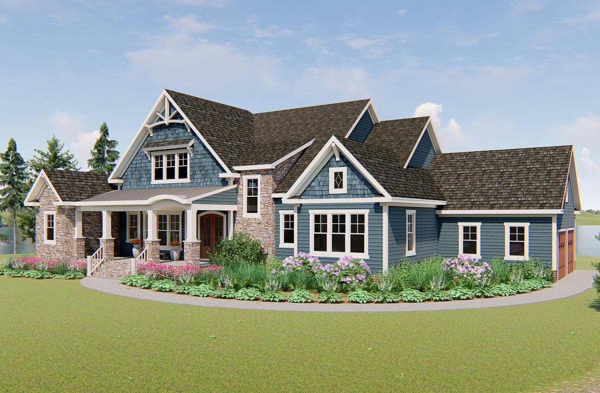 Plan 500063VV: New American House Plan with Separate Game and Play Rooms - Image #14 - Country, Craftsman, New American, Northwest, Southern