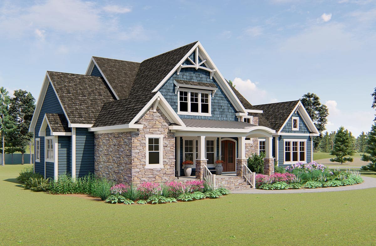 Plan 500063VV: New American House Plan with Separate Game and Play Rooms - Image #15 - Country, Craftsman, New American, Northwest, Southern