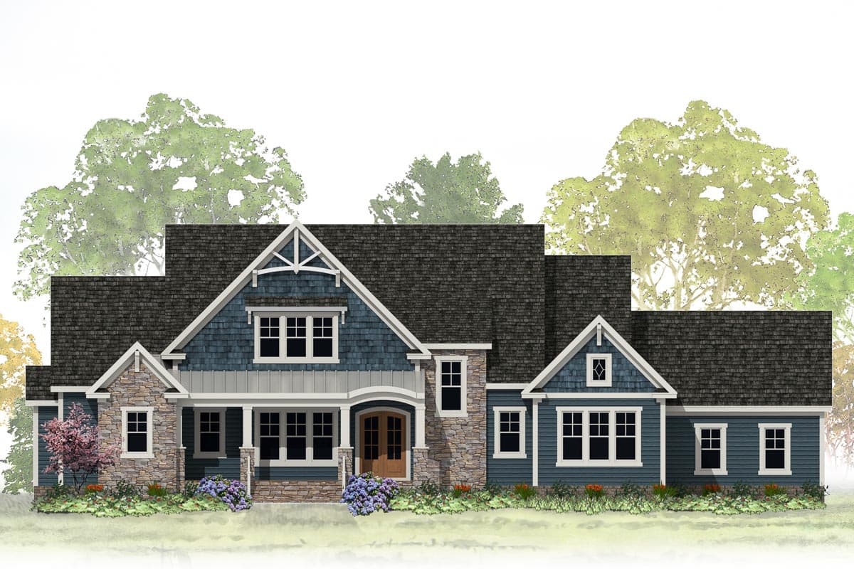 Plan 500063VV: New American House Plan with Separate Game and Play Rooms - Image #18 - Country, Craftsman, New American, Northwest, Southern