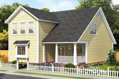3-Bed Home Plan with Upstairs Game Room