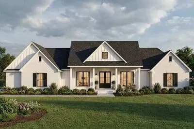 Modern Farmhouse with Split Beds and Ample Outdoor Living Space - 1991 Sq Ft