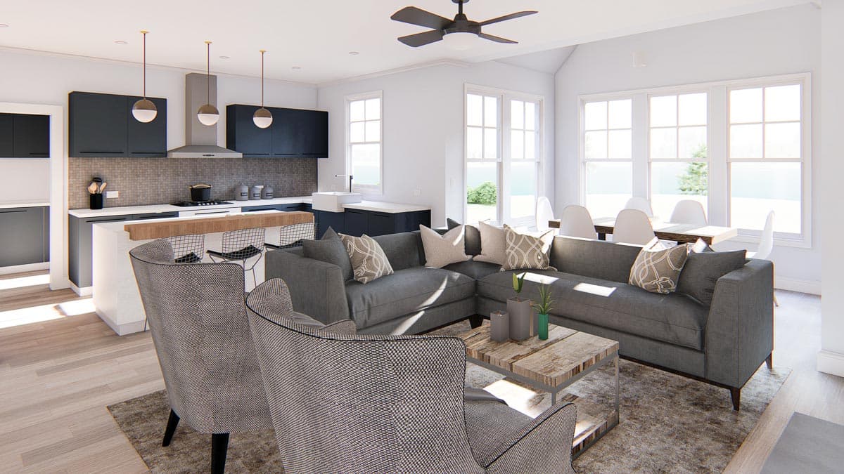 Plan 500064VV: Exclusive Craftsman Ranch House Plan - 2066 Sq Ft - Image #10 - Cottage, Country, Craftsman, Northwest, Southern