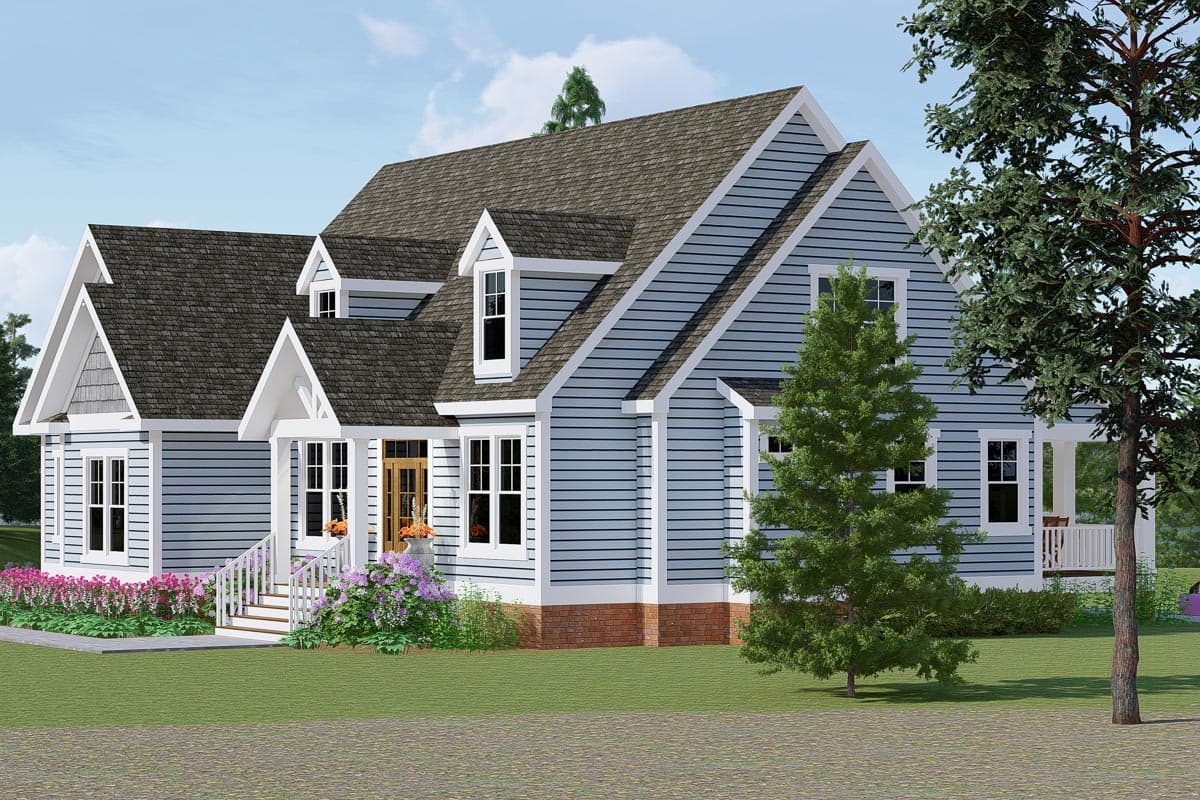 Plan 500064VV: Exclusive Craftsman Ranch House Plan - 2066 Sq Ft - Image #4 - Cottage, Country, Craftsman, Northwest, Southern