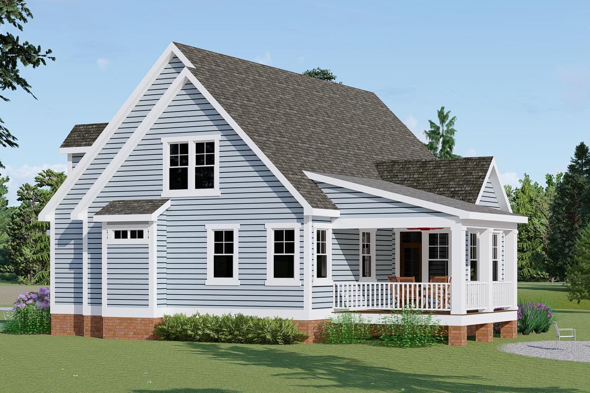 Plan 500064VV: Exclusive Craftsman Ranch House Plan - 2066 Sq Ft - Image #5 - Cottage, Country, Craftsman, Northwest, Southern