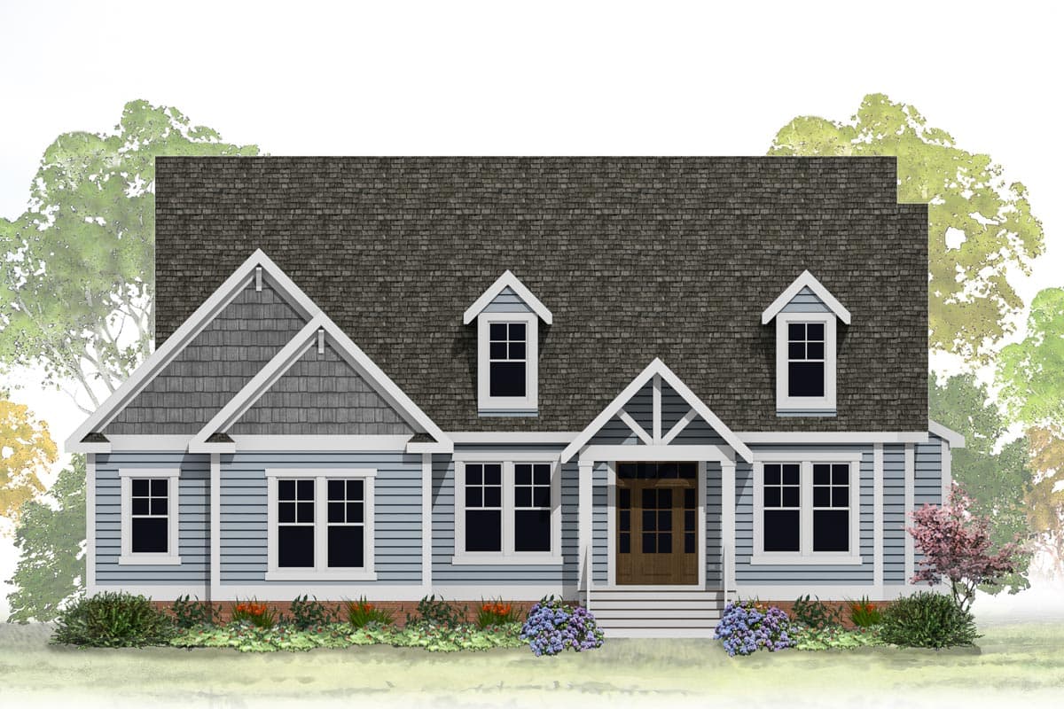 Plan 500064VV: Exclusive Craftsman Ranch House Plan - 2066 Sq Ft - Image #12 - Cottage, Country, Craftsman, Northwest, Southern