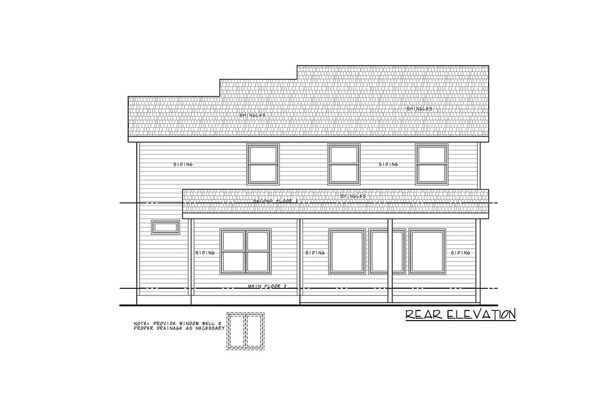 Plan 42601DB: New American House Plan with Flex Room - 2077 Sq Ft - Image #4 - Country, Craftsman, Modern Farmhouse, New American, Traditional