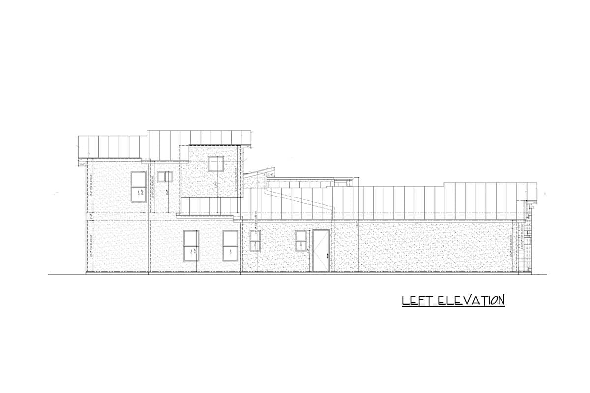 Plan 430050LY: Modern Hill Country House Plan with Open Air Upstairs Balcony - Image #20 - Contemporary, Hill Country, Mid Century Modern, Modern