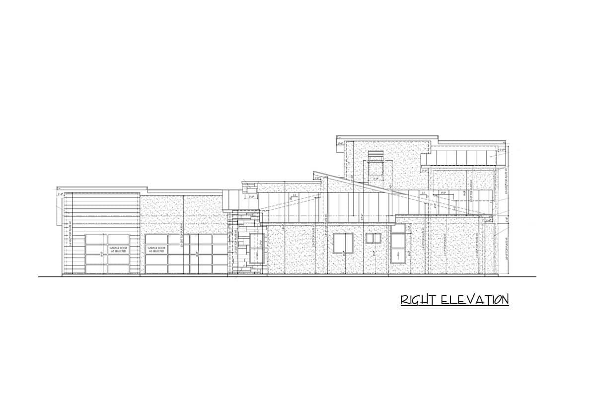 Plan 430050LY: Modern Hill Country House Plan with Open Air Upstairs Balcony - Image #21 - Contemporary, Hill Country, Mid Century Modern, Modern