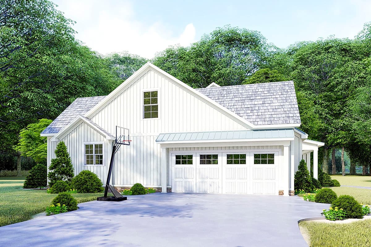 Plan 70628MK: Modern Farmhouse Plan with Vaulted and Beamed Great Room - 2220 Sq Ft - Image #7 - Cottage, Country, Farmhouse, Modern Farmhouse, New American, Southern