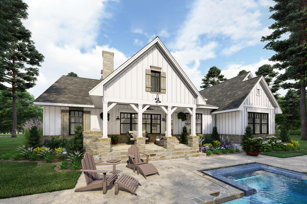 Plan 16910WG: New American Farmhouse Plan with Split Bedroom Layout - Image #10 - Country, Farmhouse, Modern Farmhouse, New American, Traditional