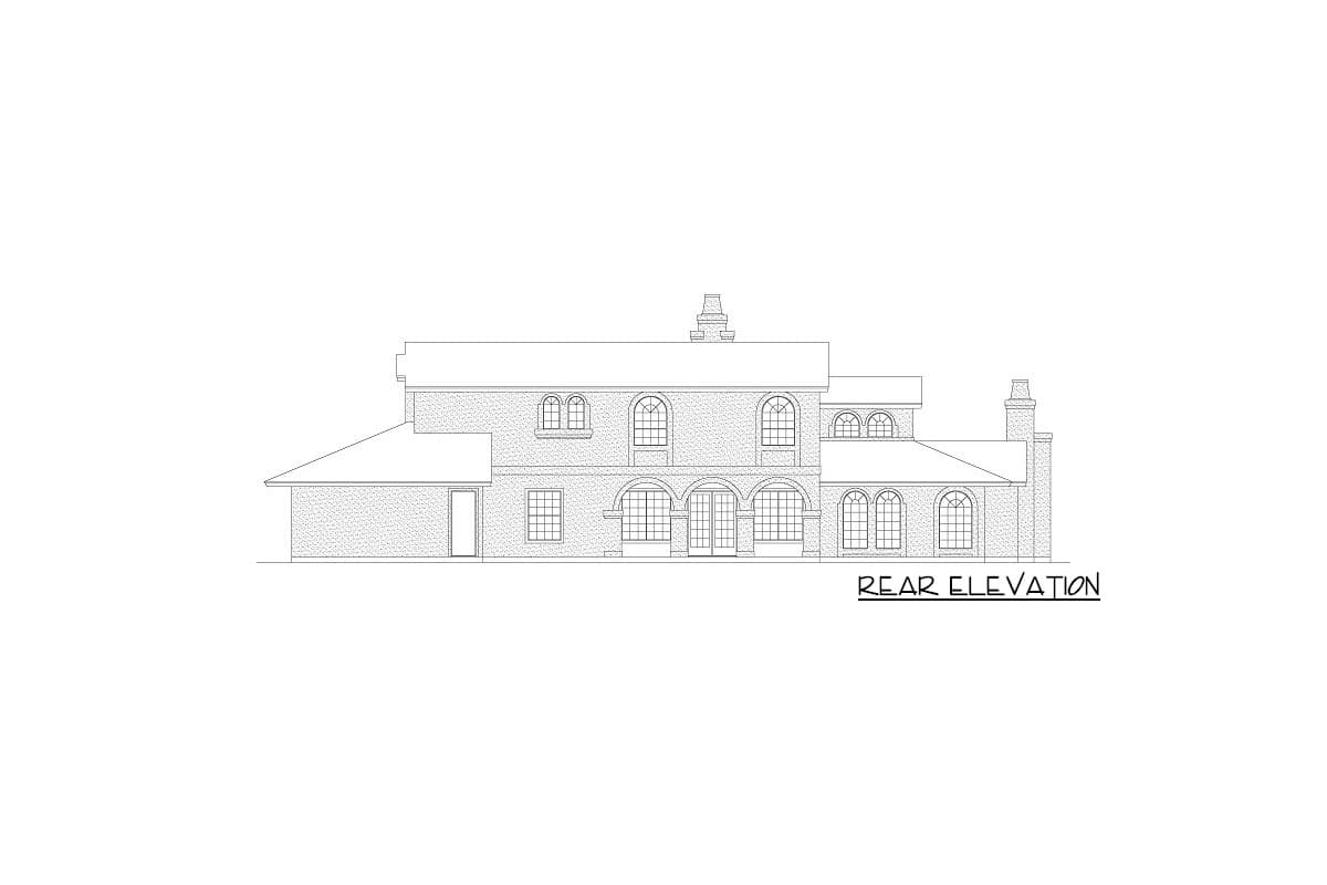 Plan 36573TX: Two-story Tuscan Home Plan with Second-level Master - Image #4 - European, Mediterranean, Tuscan