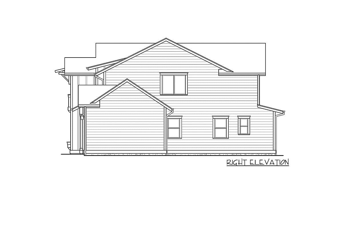 Plan 23811JD: Two-Story Modern Farmhouse with Second-Level Master Bed - Image #6 - Country, Farmhouse, Modern Farmhouse, Traditional