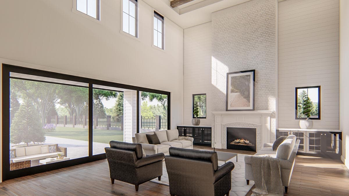 Plan 62767DJ: 4-Bed Modern Farmhouse Plan with Upstairs Theater - Image #6 - Farmhouse, Modern Farmhouse, New American, Traditional