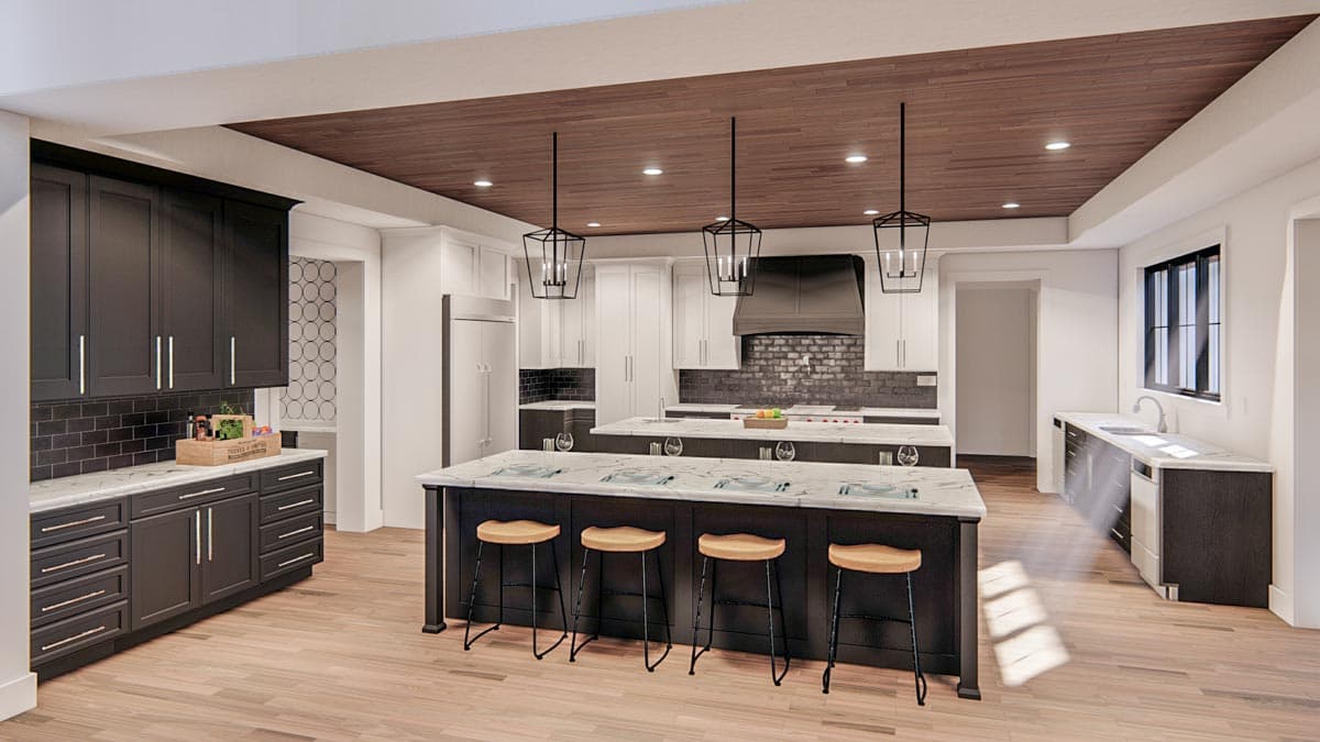 Plan 62767DJ: 4-Bed Modern Farmhouse Plan with Upstairs Theater - Image #7 - Farmhouse, Modern Farmhouse, New American, Traditional