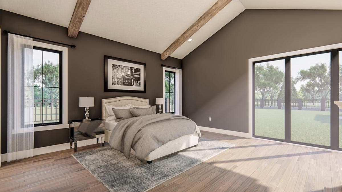 Plan 62767DJ: 4-Bed Modern Farmhouse Plan with Upstairs Theater - Image #11 - Farmhouse, Modern Farmhouse, New American, Traditional