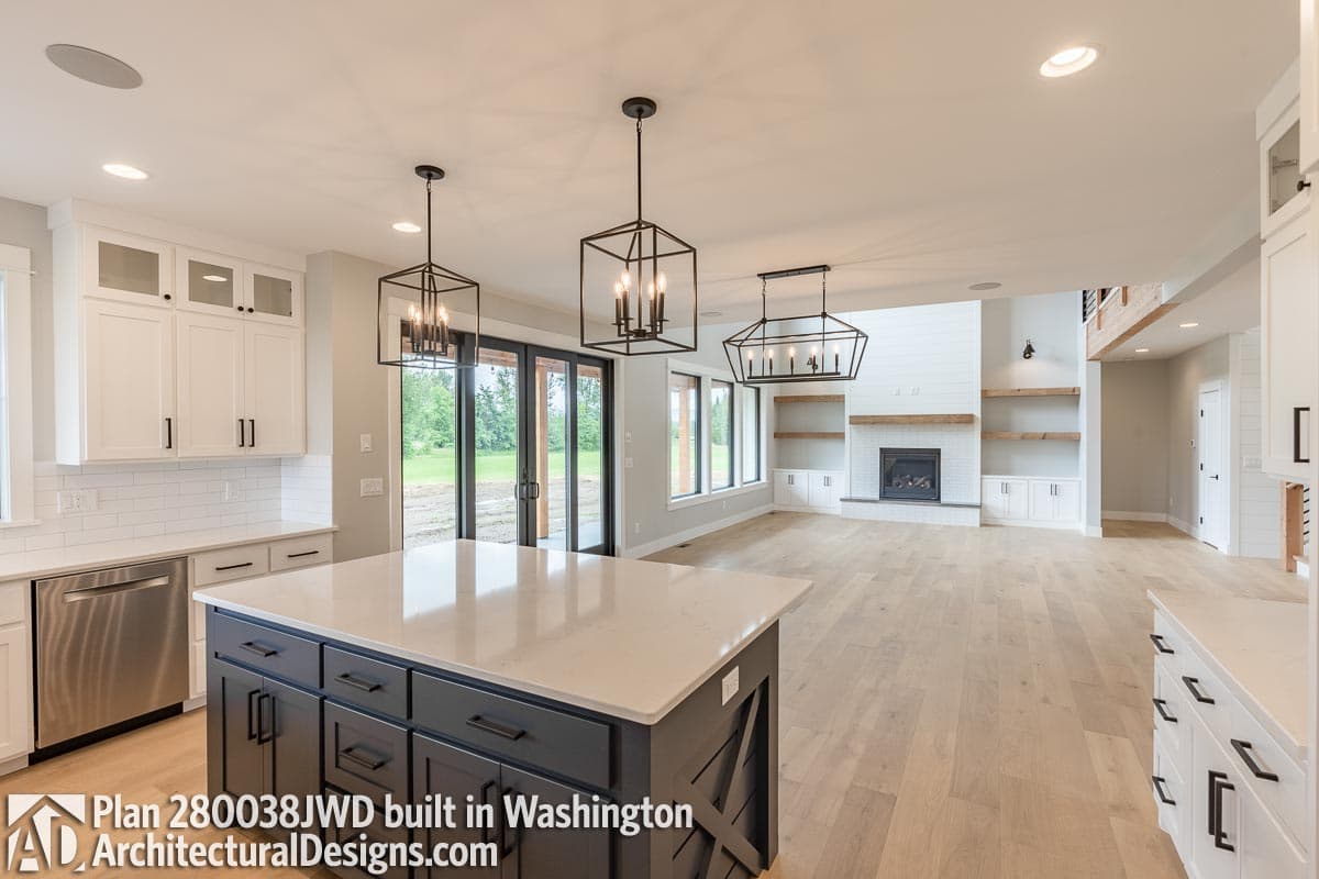 Plan 280038JWD: Beautiful 3-Bed Modern Farmhouse Plan with Angled Garage - 3216 Sq Ft - Image #9 - Country, Farmhouse, Modern Farmhouse, New American