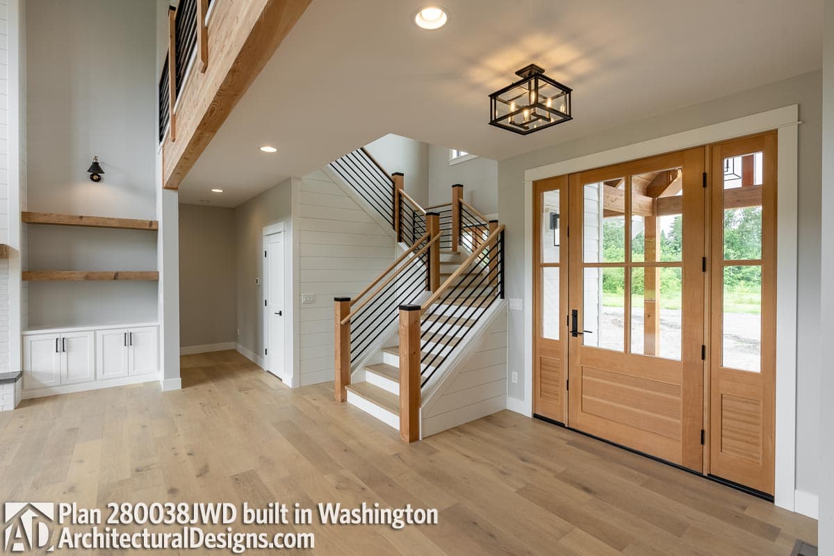 Plan 280038JWD: Beautiful 3-Bed Modern Farmhouse Plan with Angled Garage - 3216 Sq Ft - Image #6 - Country, Farmhouse, Modern Farmhouse, New American