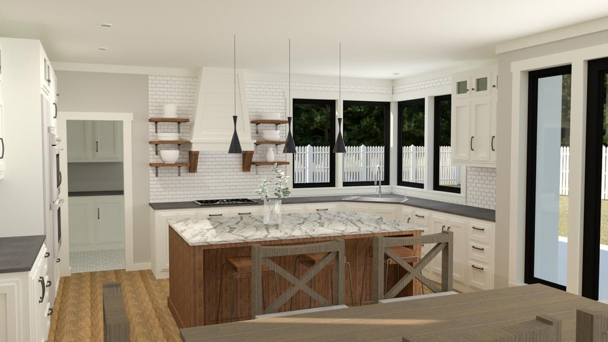 Plan 280038JWD: Beautiful 3-Bed Modern Farmhouse Plan with Angled Garage - 3216 Sq Ft - Image #14 - Country, Farmhouse, Modern Farmhouse, New American