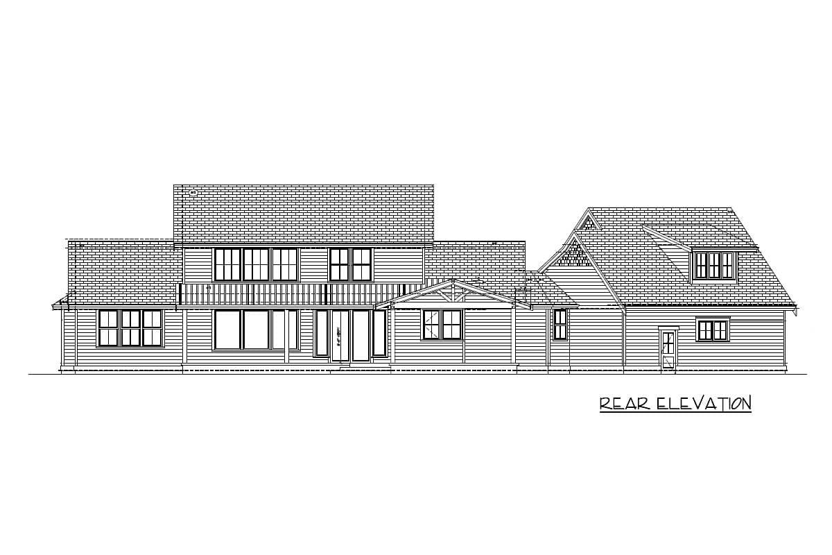 Plan 280038JWD: Beautiful 3-Bed Modern Farmhouse Plan with Angled Garage - 3216 Sq Ft - Image #17 - Country, Farmhouse, Modern Farmhouse, New American