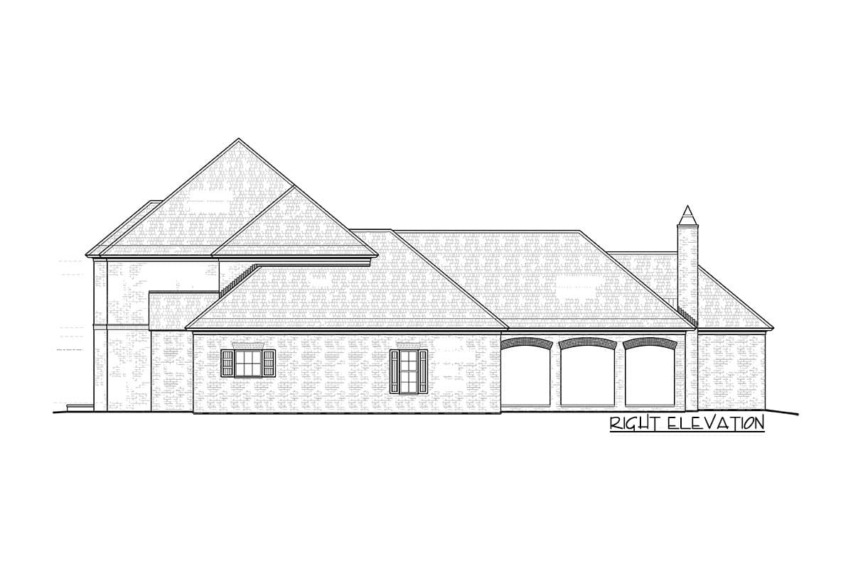 Plan 510091WDY: Spacious Two-story Acadian House Plan with Ample Outdoor Living Space - Image #4 - Acadian, European, French Country, Louisiana-Style, Southern