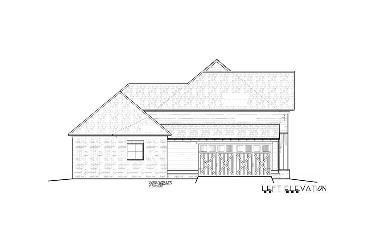 Plan 510094WDY: 3-Bed Modern Farmhouse Plan with Walk-Through Pantry and Bonus Room - Image #5 - Country, Farmhouse, Modern Farmhouse, New American