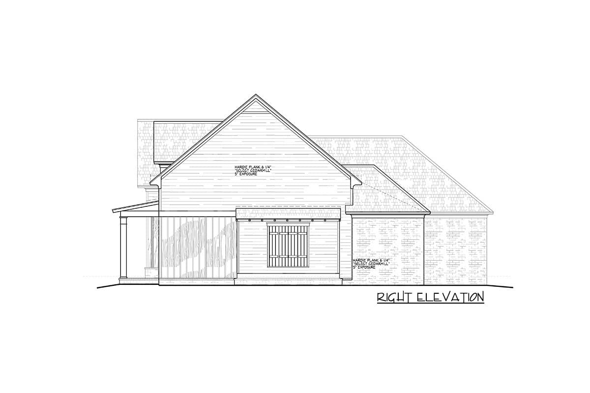 Plan 510094WDY: 3-Bed Modern Farmhouse Plan with Walk-Through Pantry and Bonus Room - Image #7 - Country, Farmhouse, Modern Farmhouse, New American